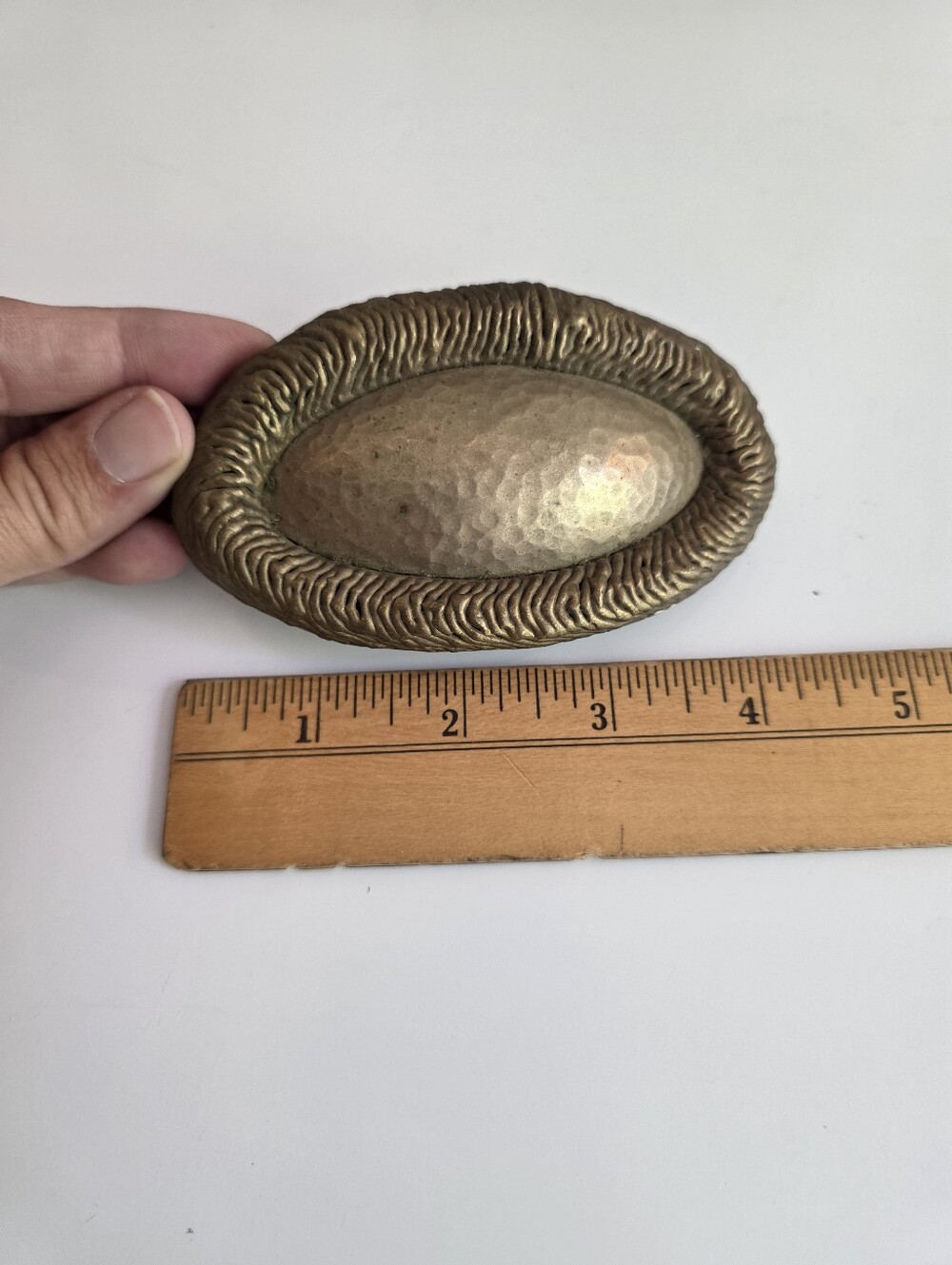 Vintage Bronze Belt Buckle - Picture 3 of 4